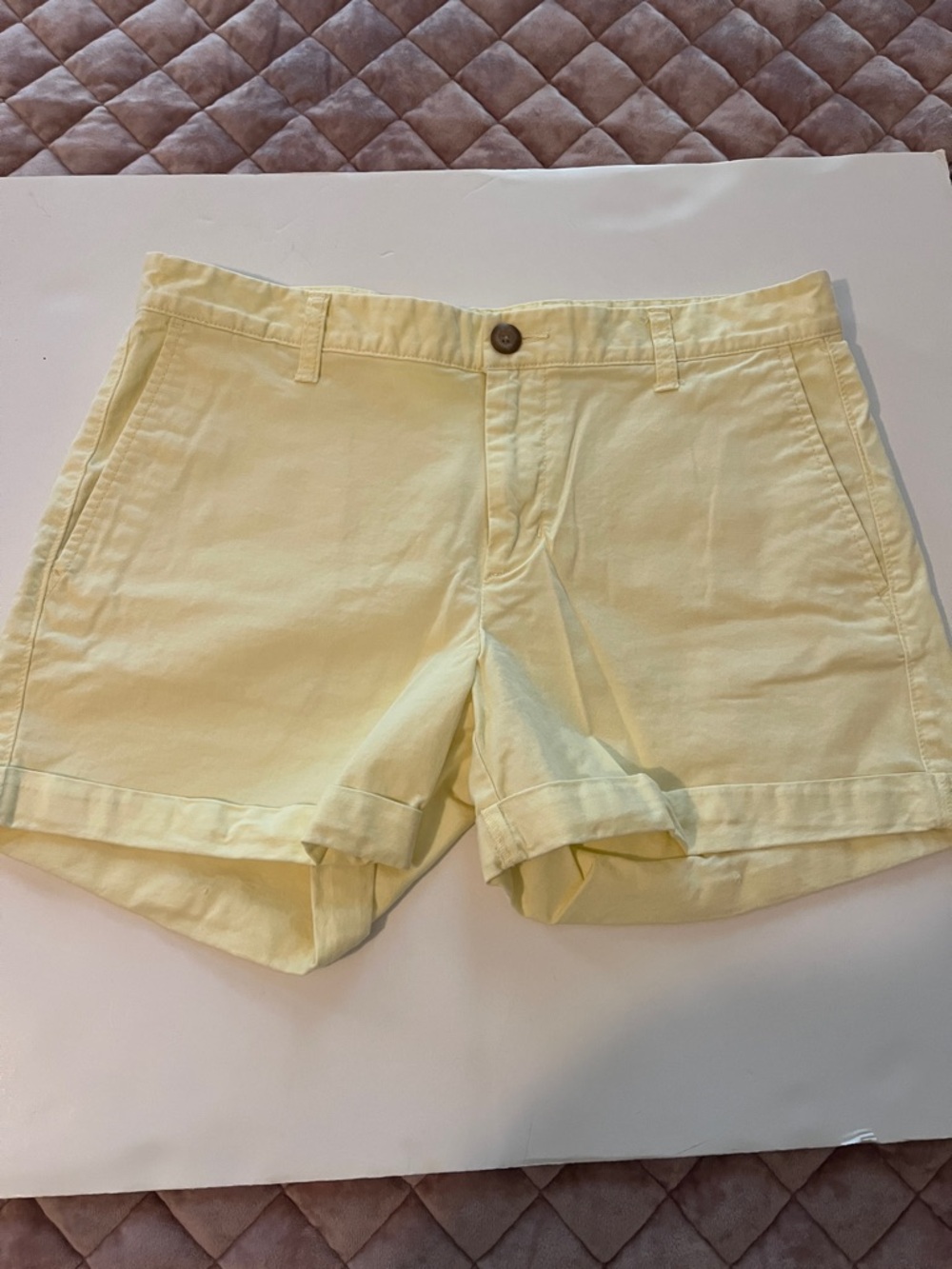 GAP Pale Yellow Cotton shorts